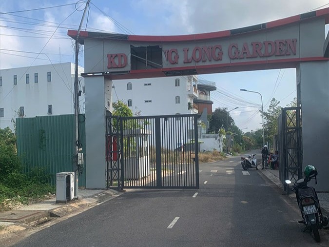 Cổng vào dự án Tăng Long Garden Thủ Đức
