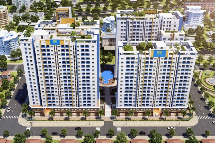 Phối cảnh căn hộ HQC Nha Trang