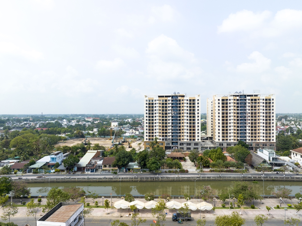Tiện ích nội khu Chung cư HQC Tây Ninh với khu vui chơi trẻ em và công viên