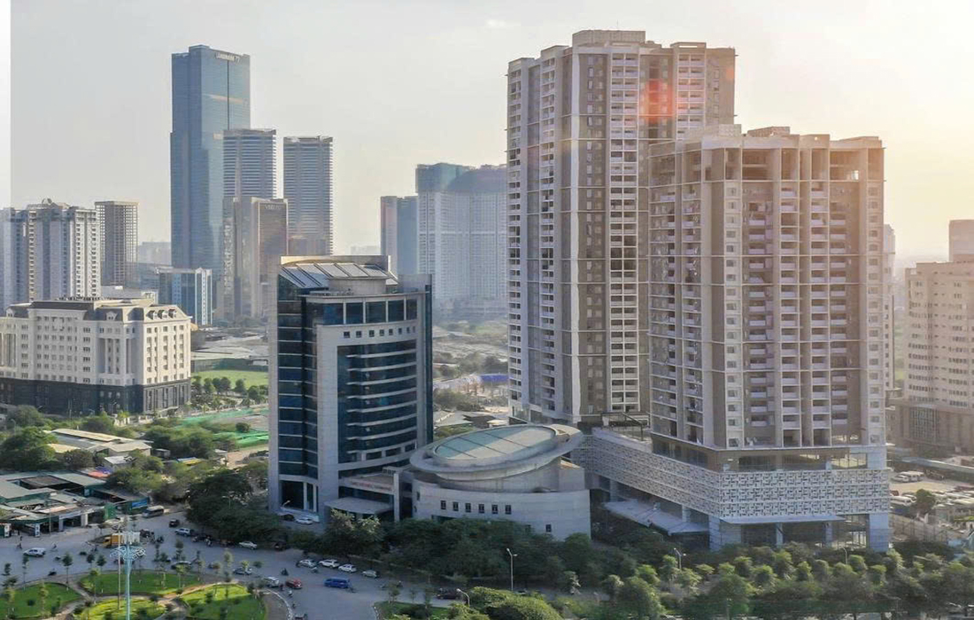 Toàn cảnh chung cư Sky Park Residence, quận Cầu Giấy