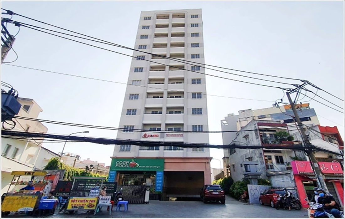 Mặt tiền Chung cư 283 Lê Quang Định, quận Bình Thạnh