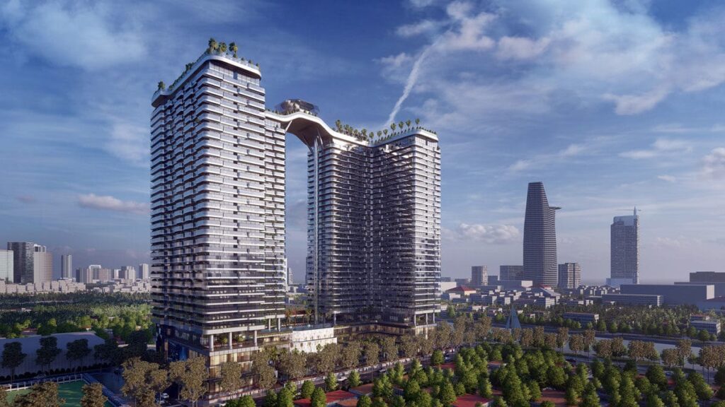 Phối cảnh dự án Sunshine Horizon Quận 4 với kiến trúc xanh độc đáo