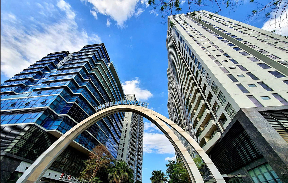 Toàn cảnh chung cư Tràng An Complex, quận Cầu Giấy