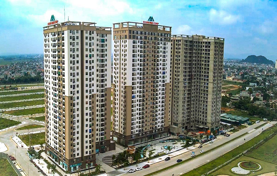 Phối cảnh chung cư Xuân Mai Tower Thanh Hóa
