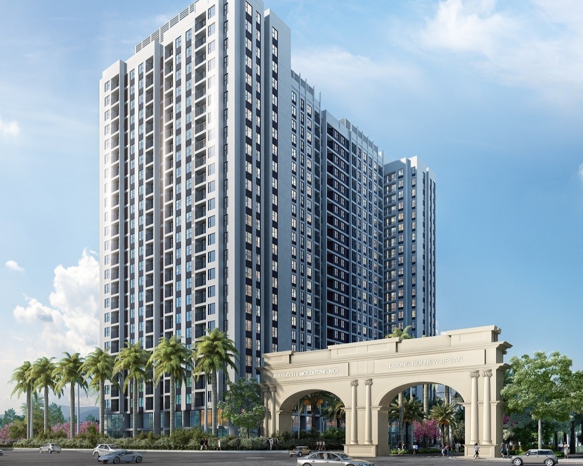 Phối cảnh khu vực tiện ích và cảnh quan xanh tại Anland Premium
