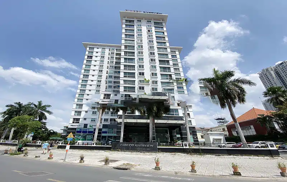 Toàn cảnh tòa nhà Fideco Riverview Thảo Điền
