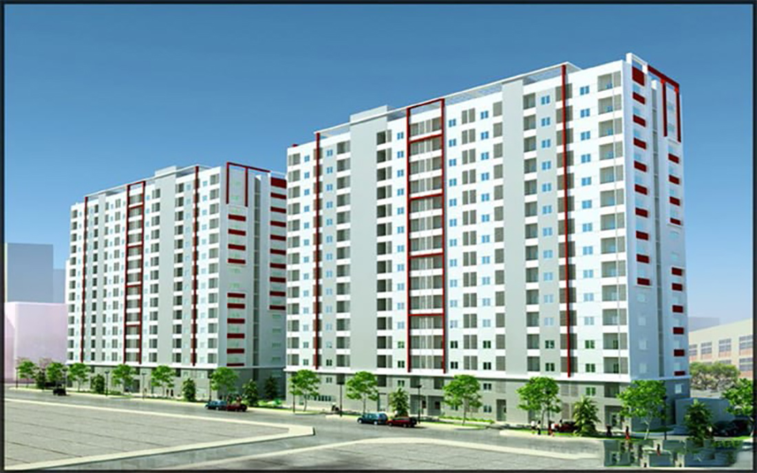 Căn hộ tại NOXH Bình Phú 2 với thiết kế tối giản, tiện nghi
