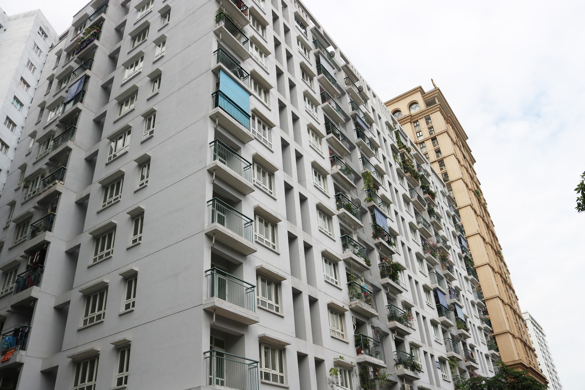 Phối cảnh Chung cư tái định cư Hoàng Cầu