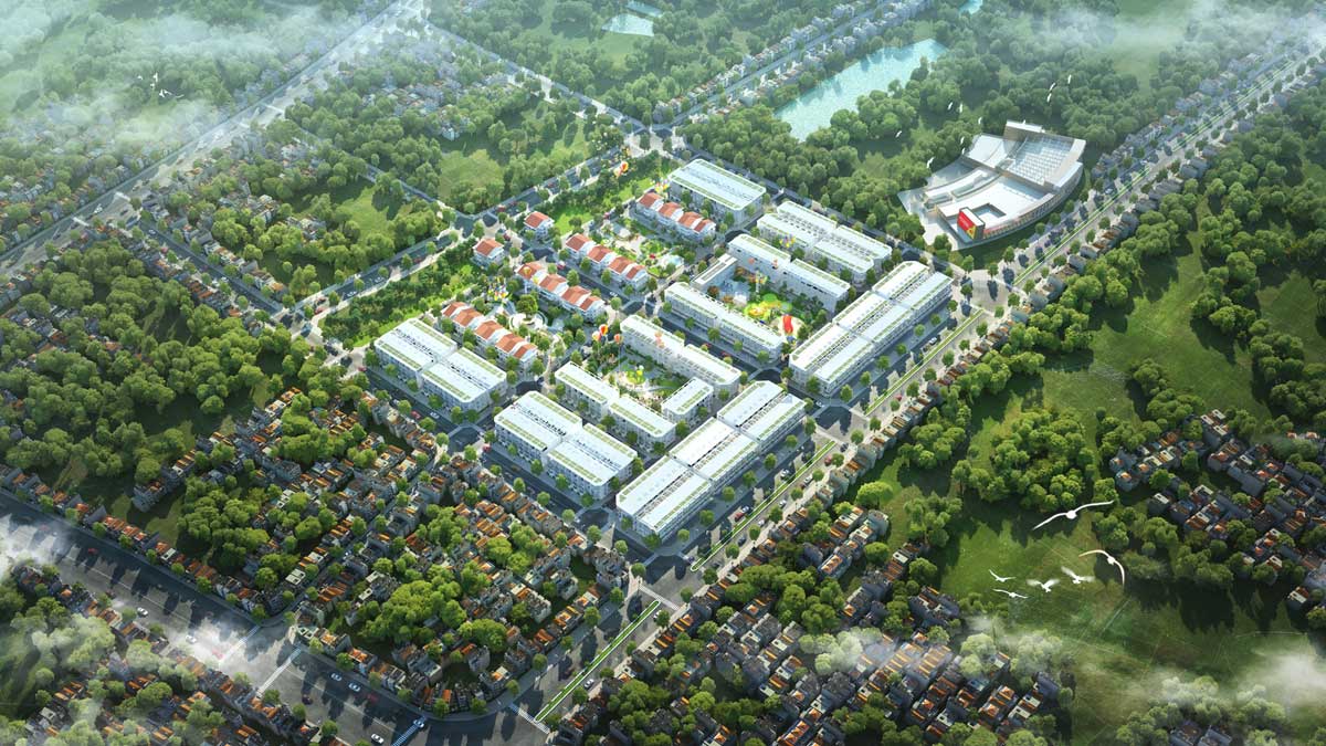 Mẫu nhà phố tại Khu đô thị mới TNR Amaluna Trà Vinh