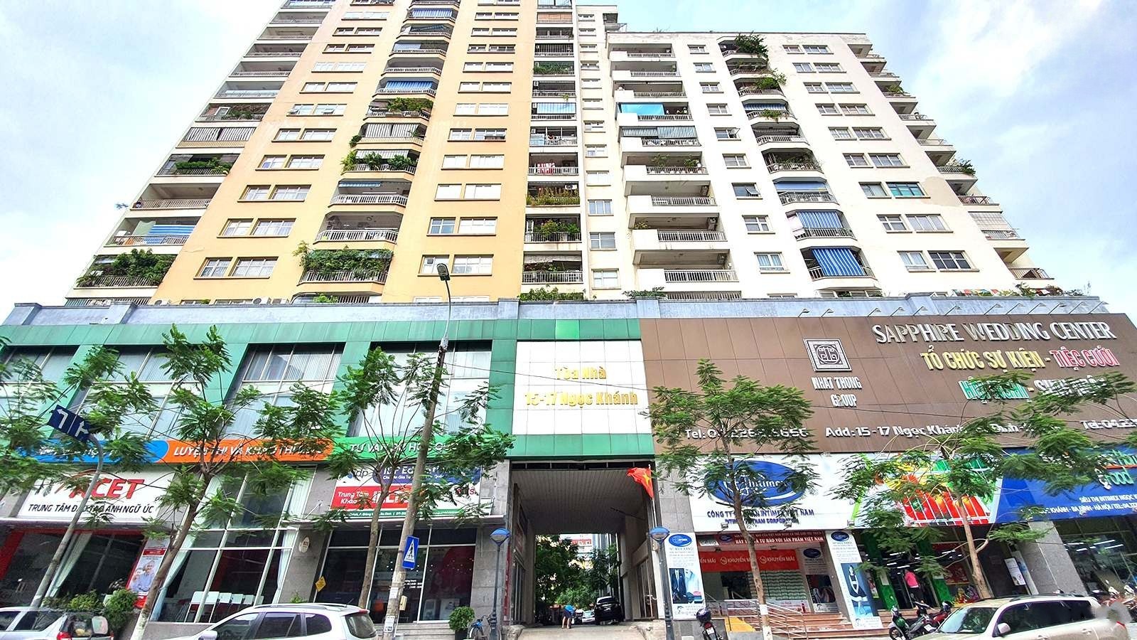 Nội thất hiện đại căn hộ Chung cư 15–17 Ngọc Khánh