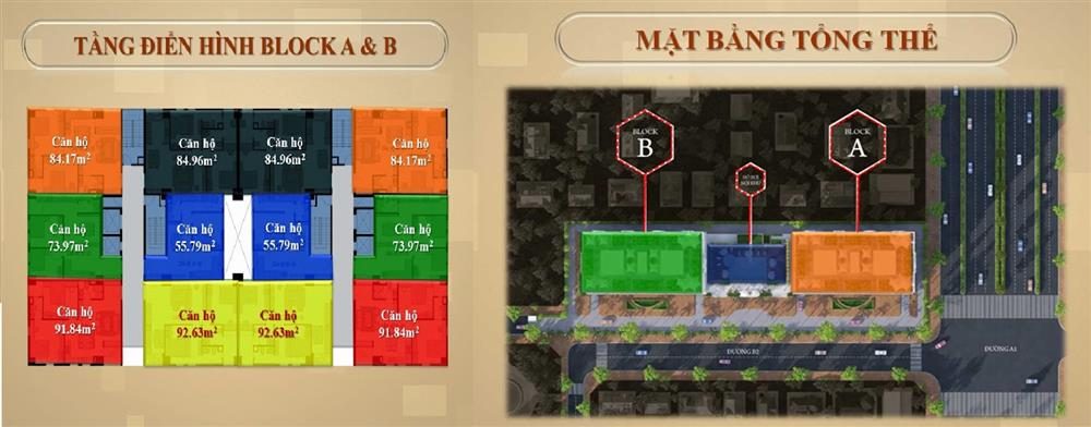 Mặt bằng điển hình căn hộ tại Chung cư 12 View
