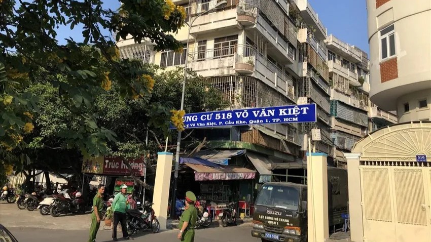 Toàn cảnh chung cư 518 Võ Văn Kiệt mặt tiền đại lộ