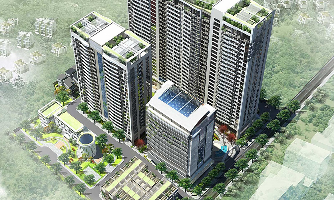 Tiện ích bể bơi tại chung cư Tràng An Complex