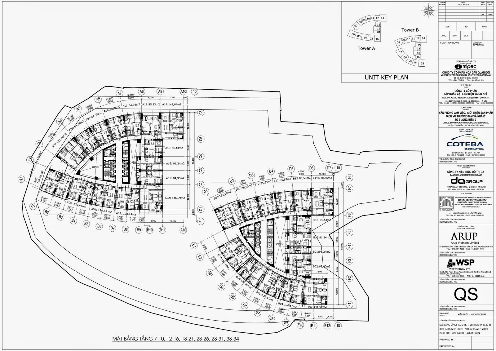 Mặt bằng tổng thể căn hộ Mipec Riverside