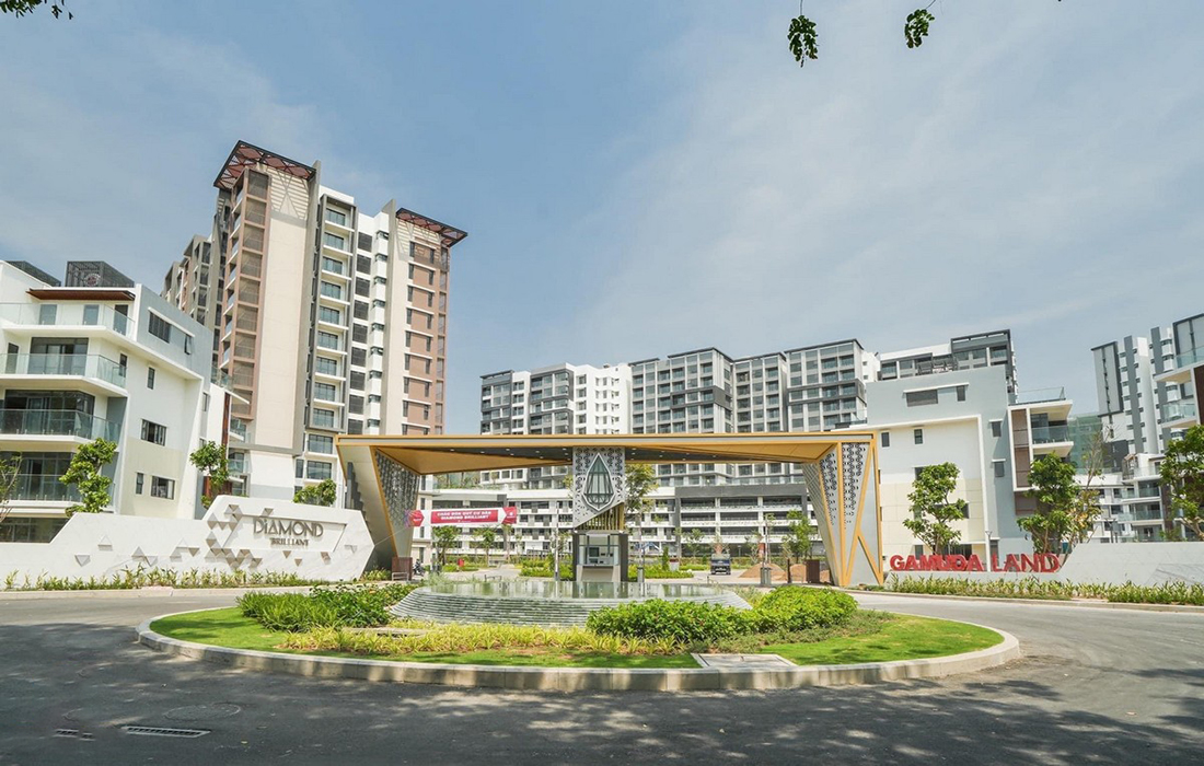 Không gian sống xanh tại Diamond Brilliant