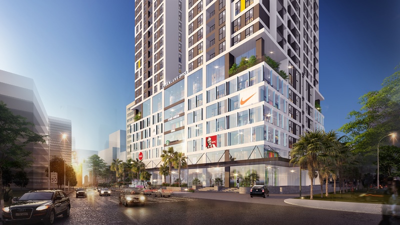 Tổng quan Tòa nhà Duy Tân Tower từ trên cao