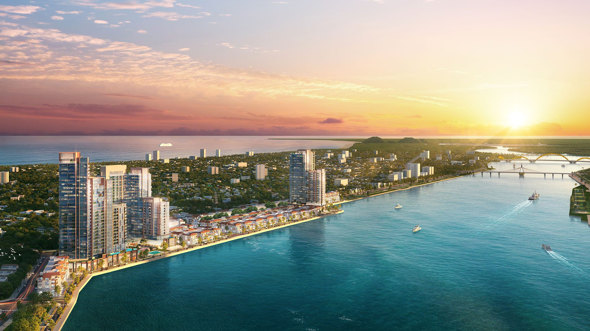 Phối cảnh Sun Symphony Residence Đà Nẵng