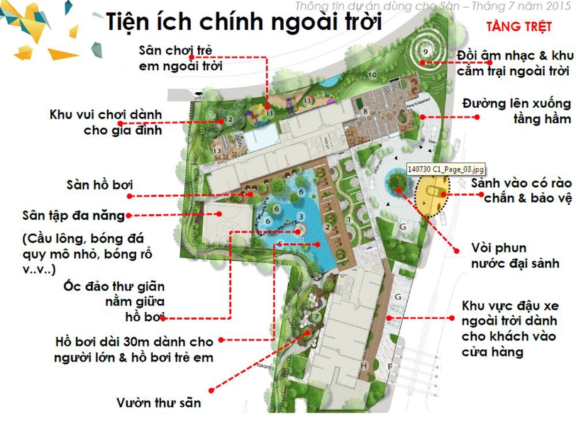 Sơ đồ mặt bằng điển hình tại Chung cư Petroland Quận 2