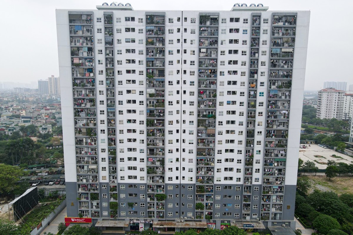 Phối cảnh chung cư Nhà ở xã hội Đồng Mô