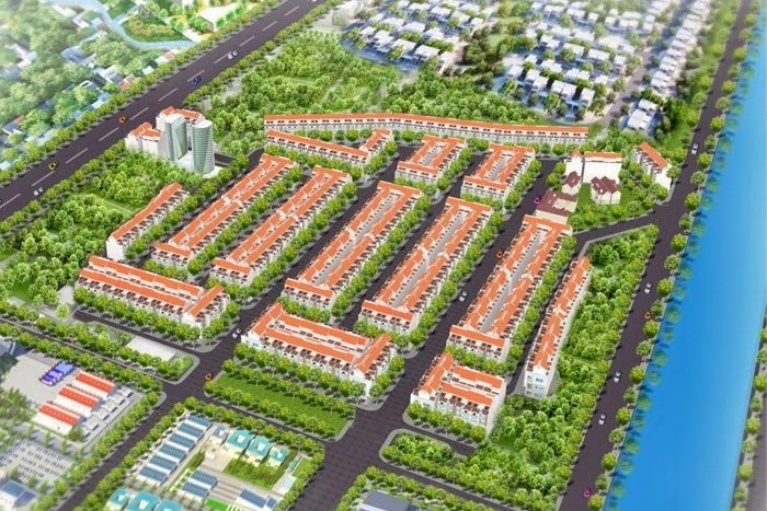 Đường nhựa nội bộ rộng rãi tại Newlife Bình Chánh