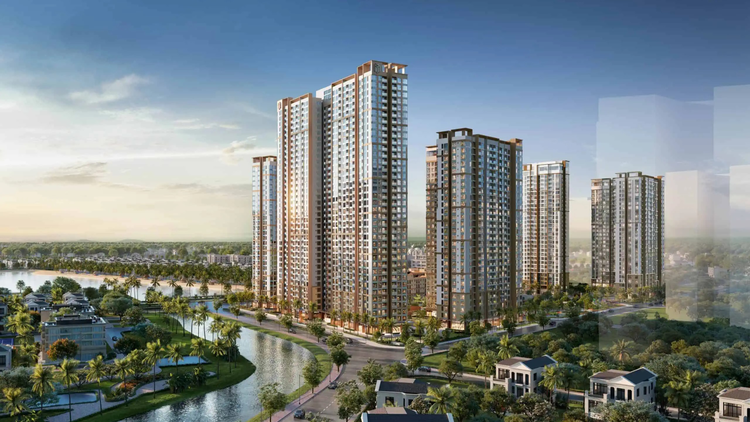Tổng quan dự án Masteri Waterfront - Vinhomes Ocean Park với tầm nhìn biển hồ
