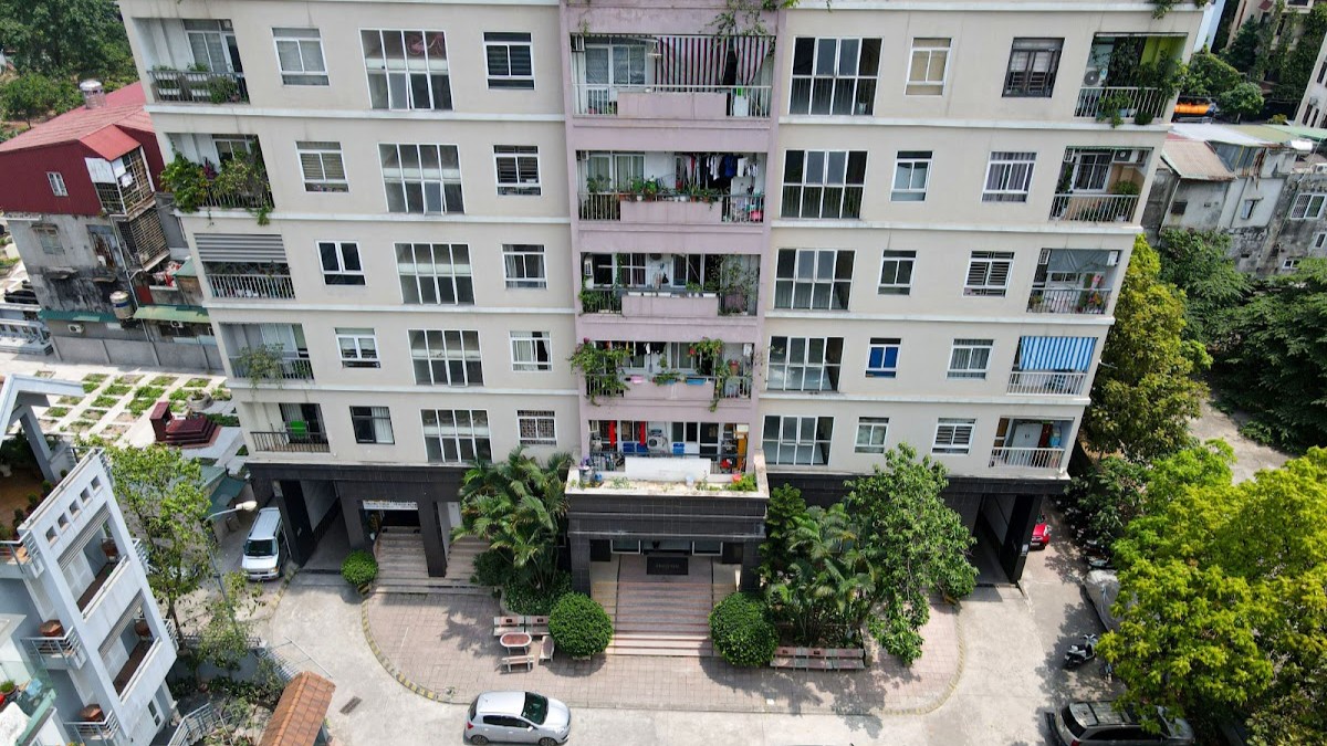 Tổng quan dự án Chung cư An Lạc 43 Phùng Khoang từ trên cao