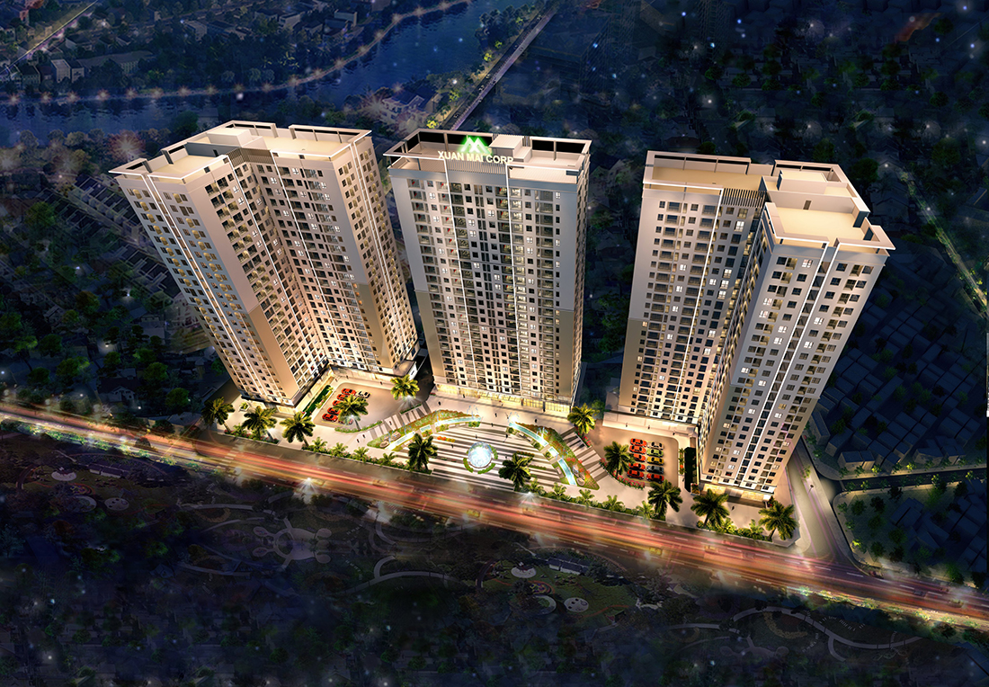 Căn hộ tại Xuân Mai Tower với thiết kế hiện đại