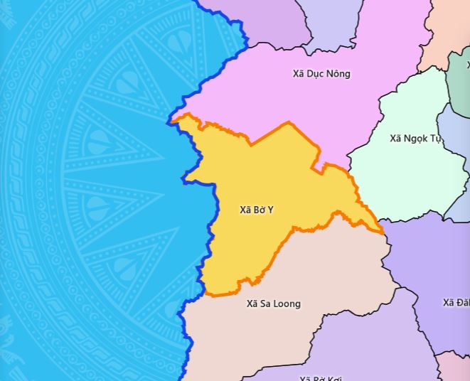 Bản đồ xã Bờ Y - Nhấn để xem ảnh lớn