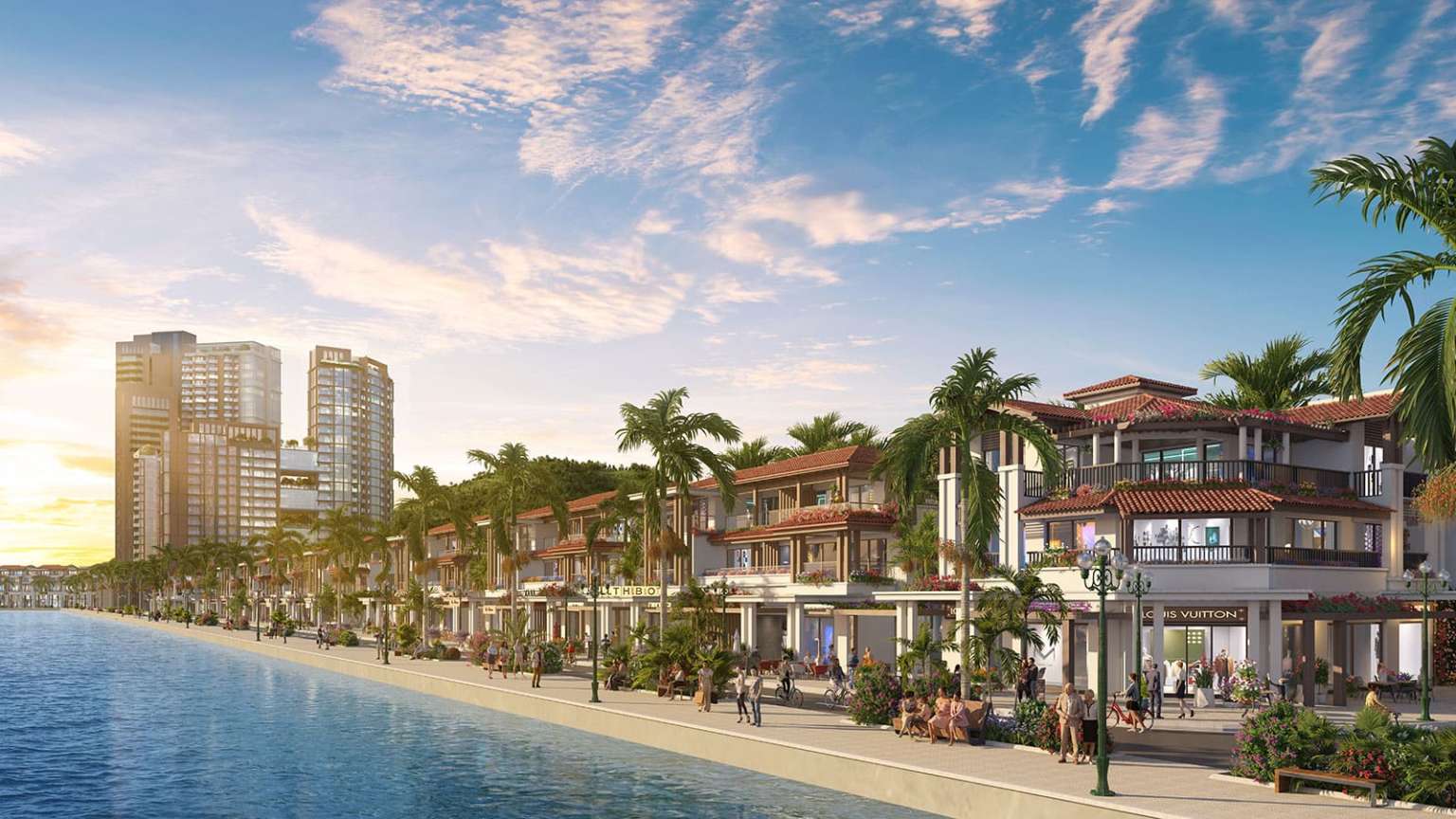 Phối cảnh tổng thể Sun Symphony Residence ven sông Hàn