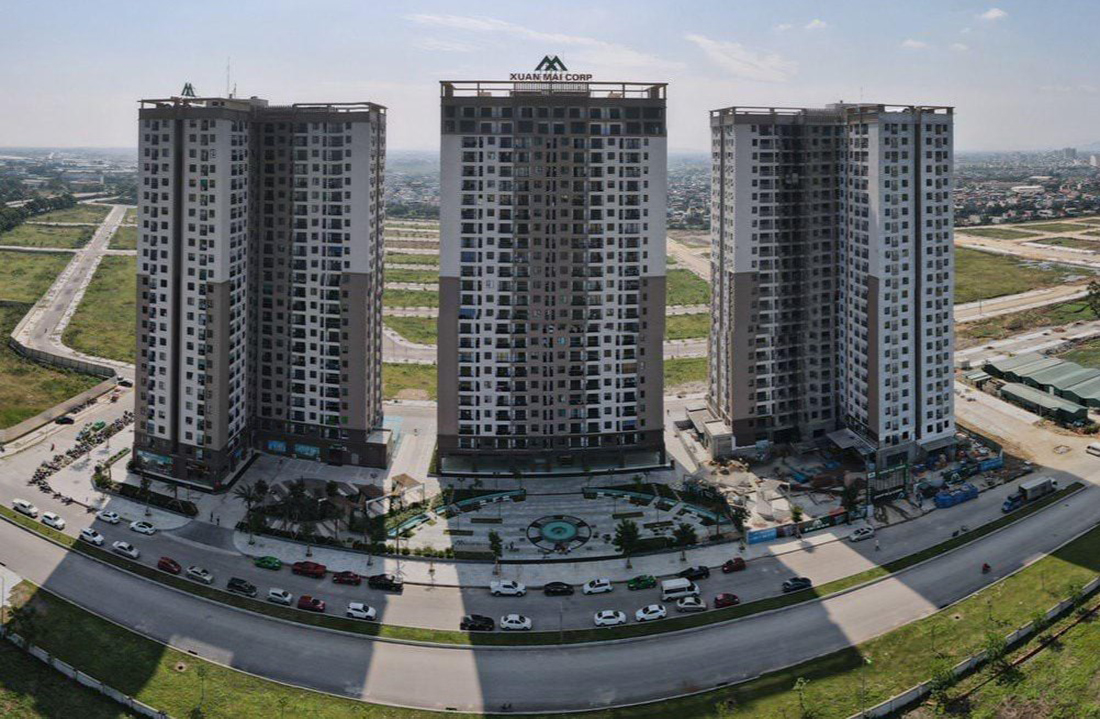 Toàn cảnh chung cư Xuân Mai Tower tại TP Thanh Hóa