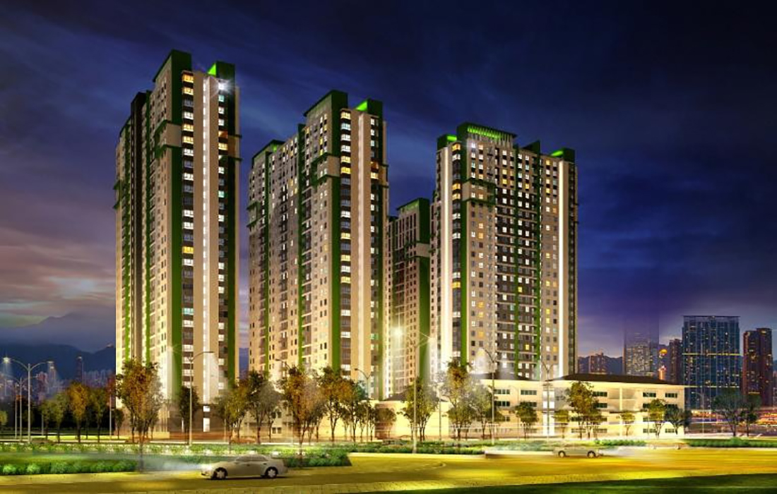 Phối cảnh tổng thể dự án STCity Hóc Môn