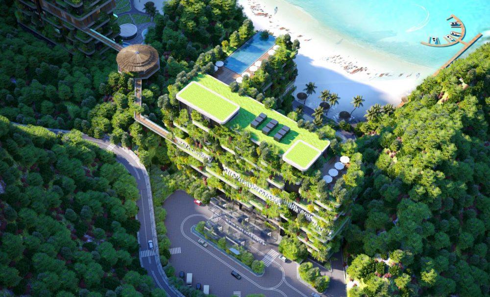 Toàn cảnh Flamingo Cát Bà Resort giữa non nước hùng vĩ