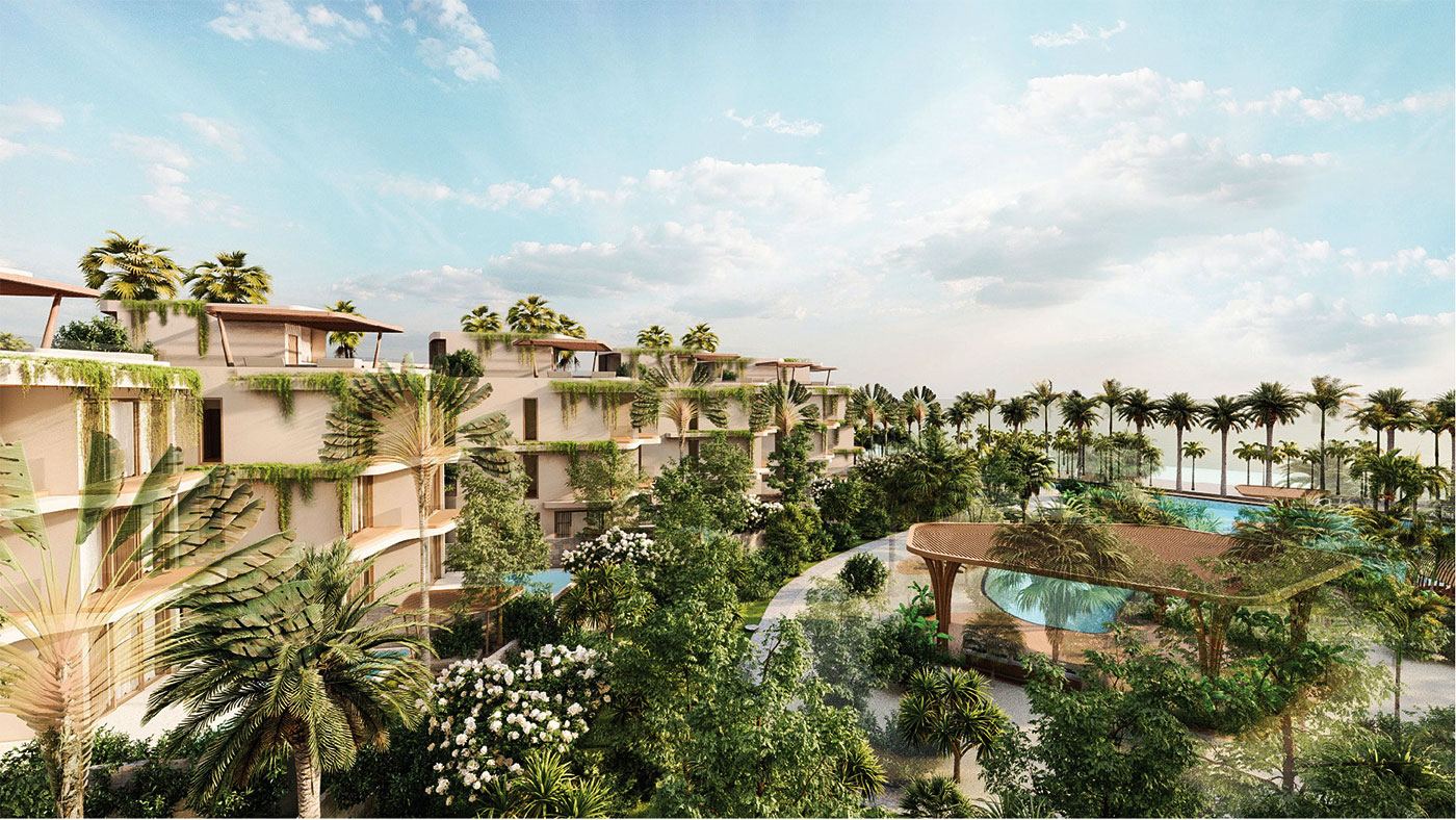 Toàn cảnh biển Long Hải từ Charm Long Hải Resort