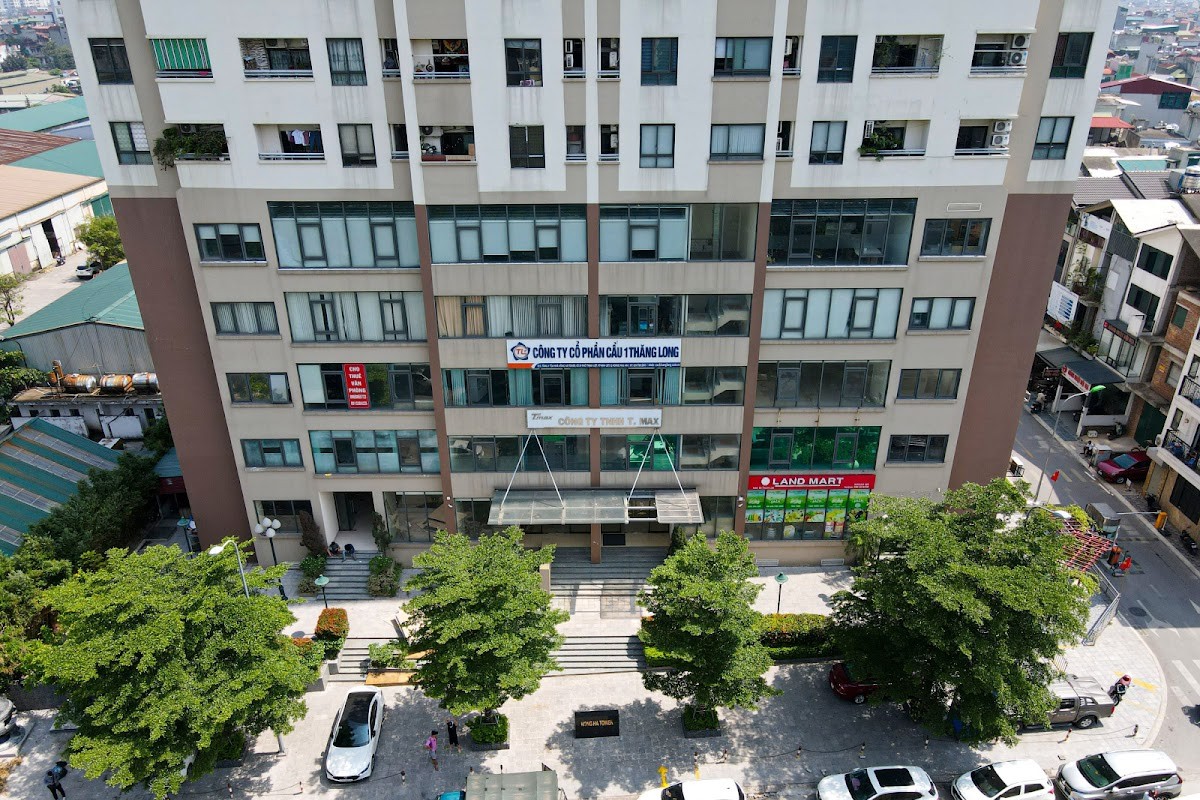 Tổng quan mặt tiền Hồng Hà Tower 89 Thịnh Liệt