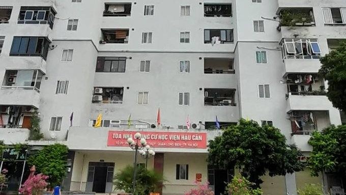 Tổng quan Chung cư Học Viện Hậu Cần từ trên cao