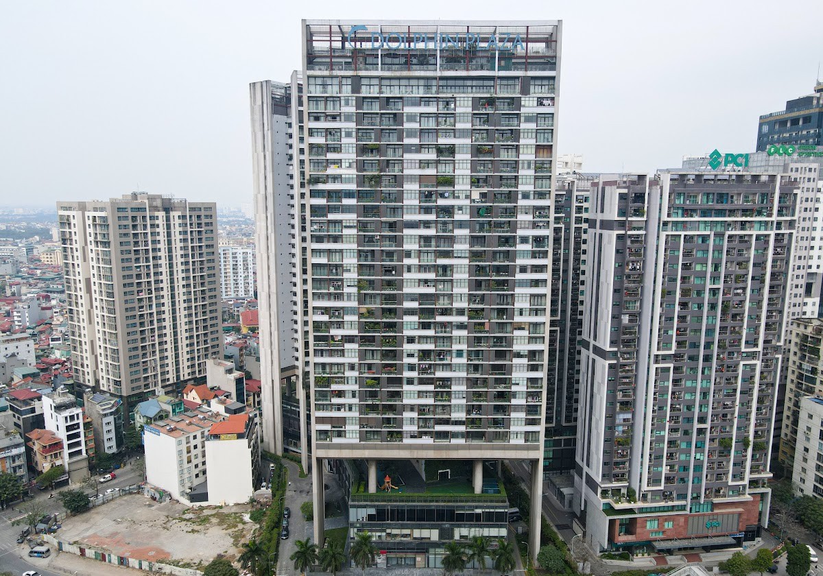 Tổng quan dự án Dolphin Plaza từ trên cao