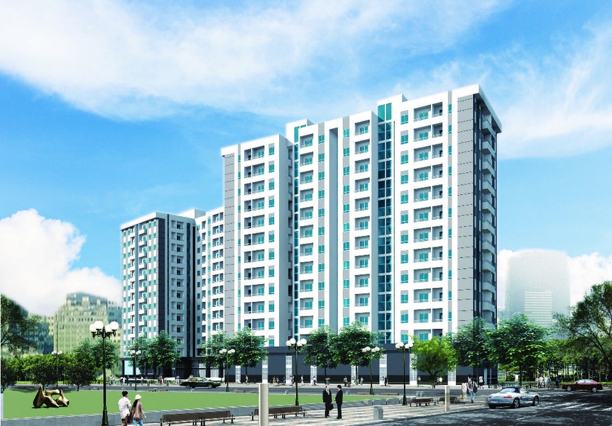 Phối cảnh căn hộ HQC Phú Tài (Blue Sea Tower) Phan Thiết