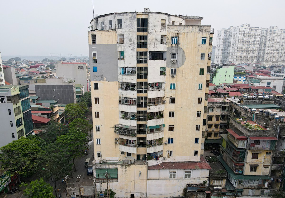 Khu vực quận Hai Bà Trưng, Hà Nội xung quanh chung cư 27 Lạc Trung