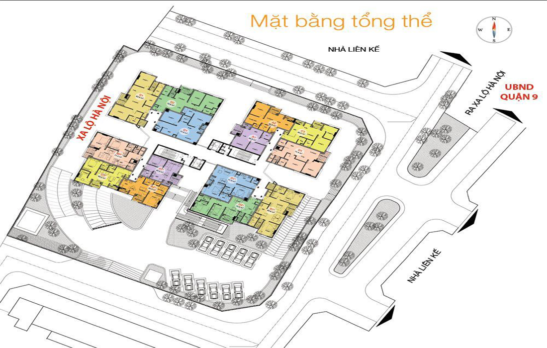 Mặt bằng tầng điển hình chung cư TDH Phước Bình