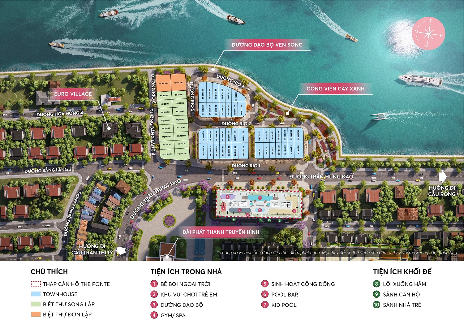 Mặt bằng tầng điển hình căn hộ Sun Ponte Residence Đà Nẵng