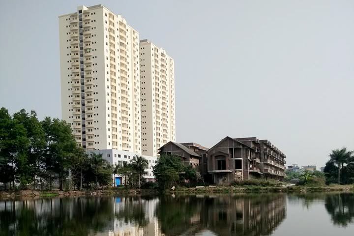 Phối cảnh chung cư Riverside Tower (79 Thanh Đàm)