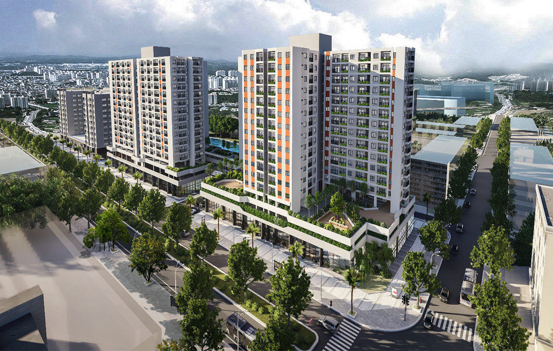 Không gian tiện ích tại chung cư CT3 Vĩnh Điềm Trung