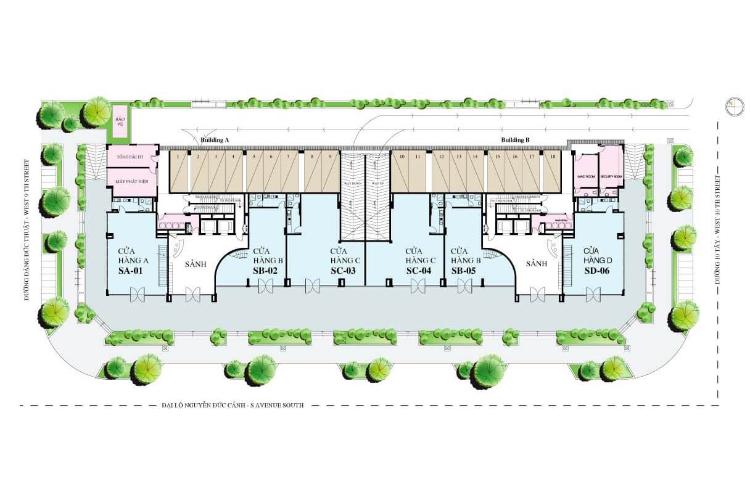 Mặt bằng tổng thể Khu căn hộ Mỹ Đức
