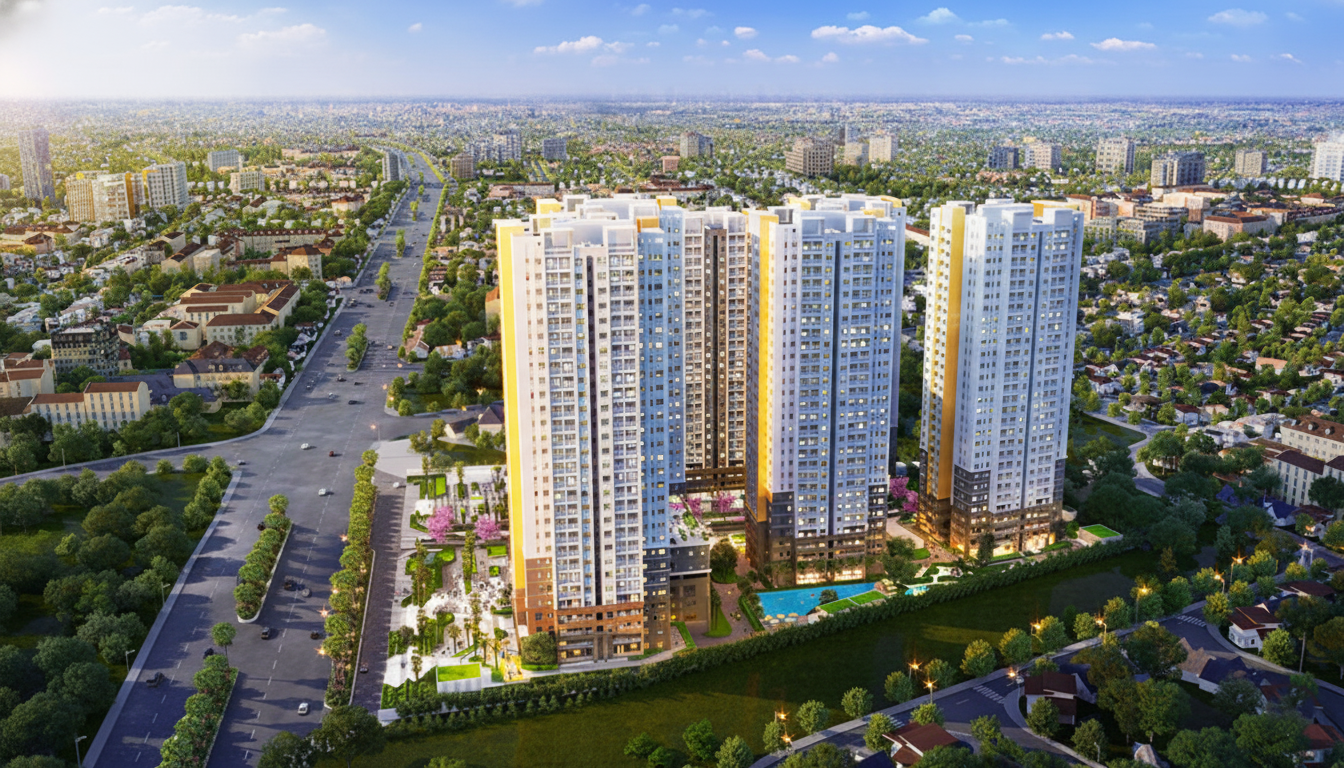 Phối cảnh Chung cư Biên Hòa Universe Complex