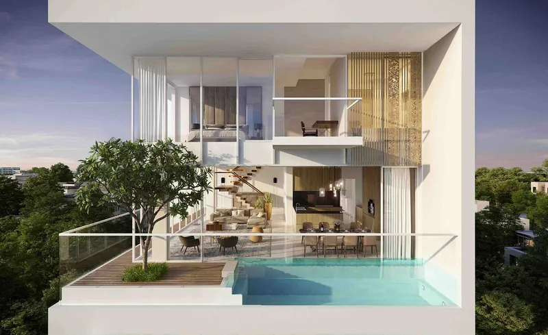 Serenity Sky Villas Quận 3 với thiết kế biệt thự trên không chuẩn sang trọng quốc tế.