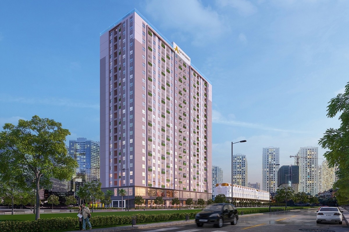 Tầm nhìn từ chung cư AQH Riverside Long Biên