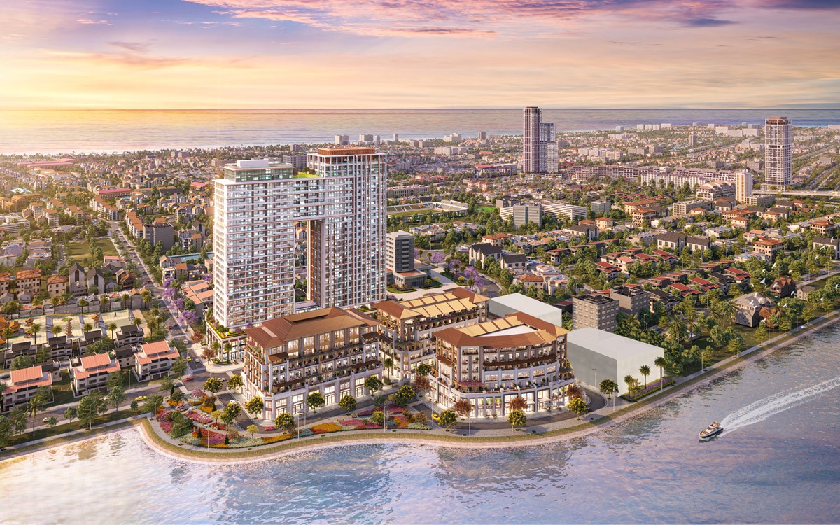 Phối cảnh Sun Ponte Residence Đà Nẵng