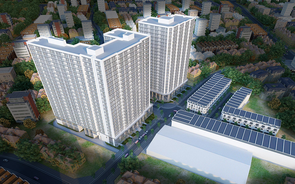 Toàn cảnh dự án Alva Plaza Bình Dương tại Thành phố Thuận An với vị trí đắc địa