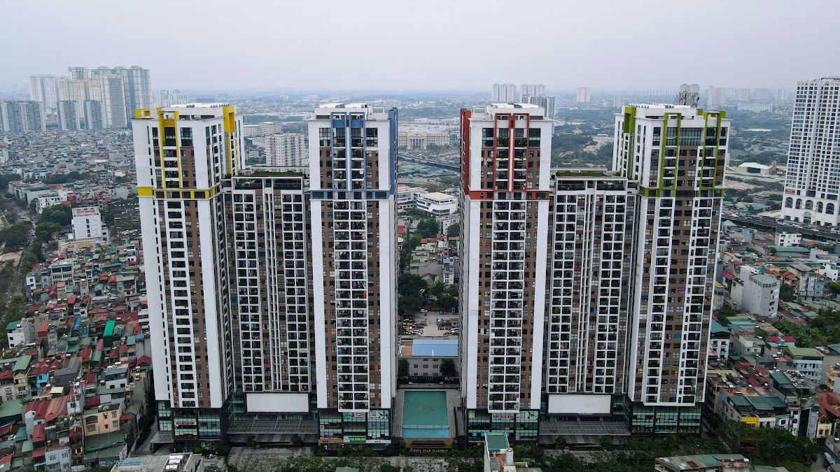 Phối cảnh chung cư Five Star Garden