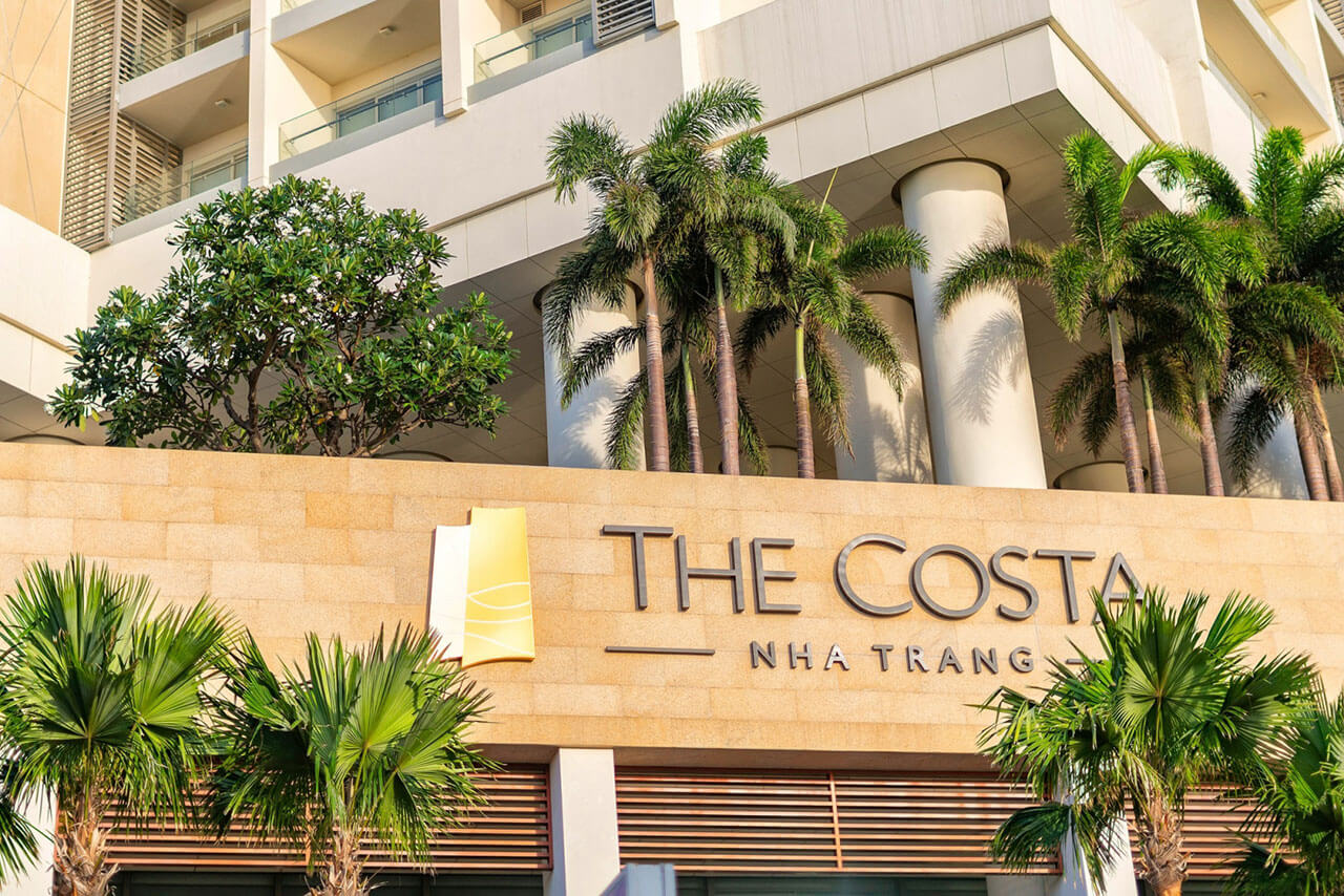 Phối cảnh tổng thể The Costa Nha Trang nhìn từ biển
